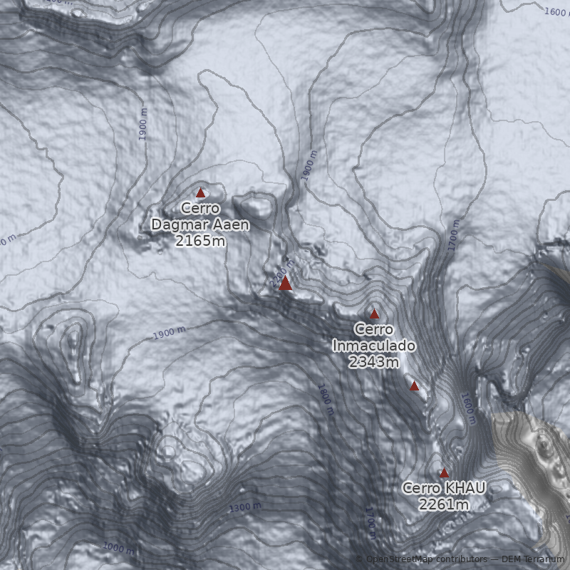 Mapa Punta Aparición