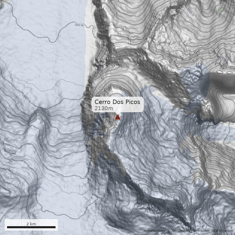 Mapa Cerro Dos Picos