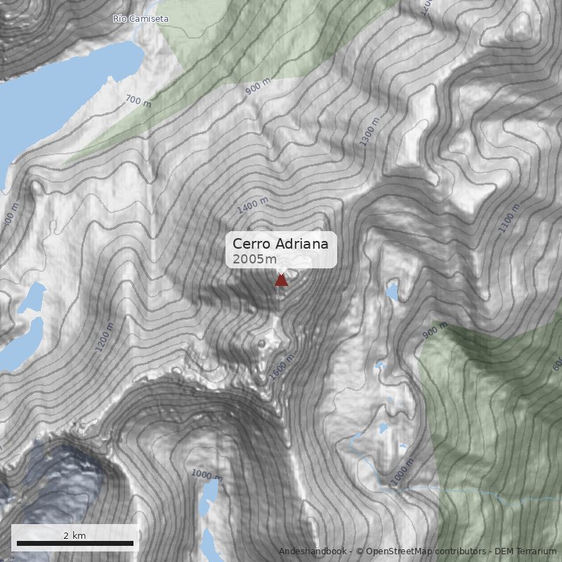Mapa Cerro Adriana