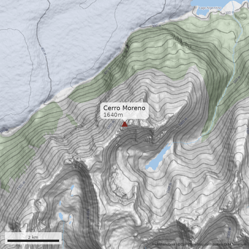 Mapa Cerro Moreno