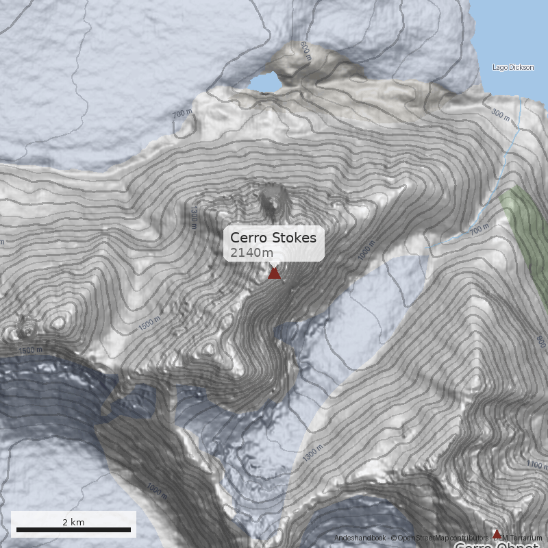 Mapa Cerro Stokes