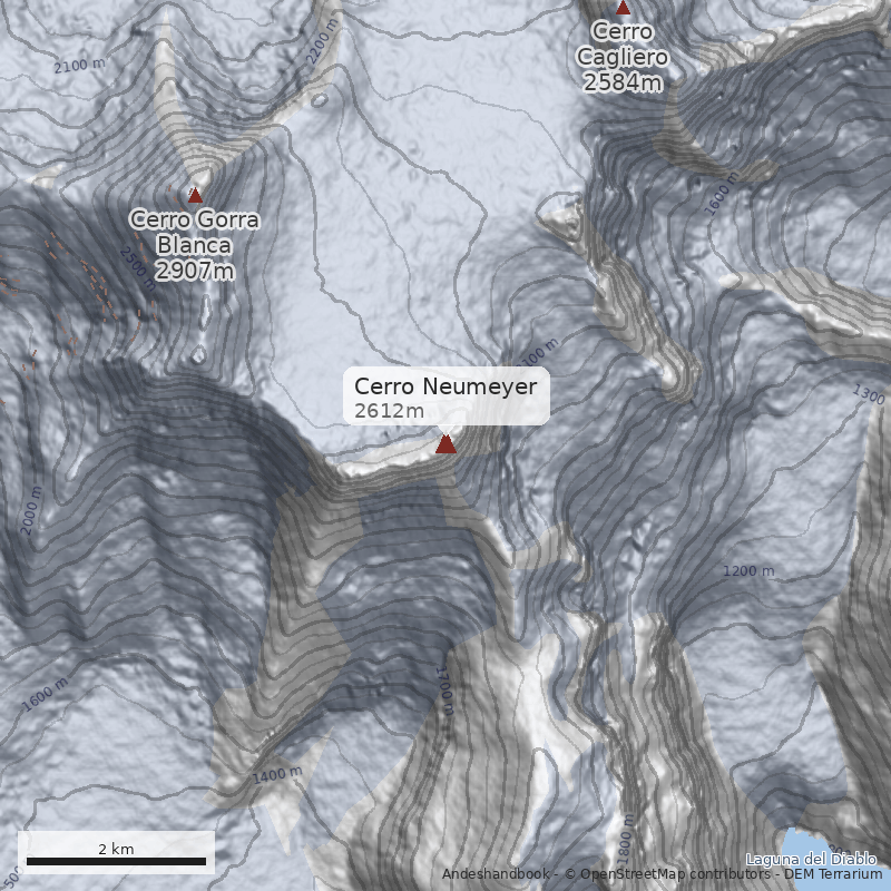 Mapa Cerro Neumeyer