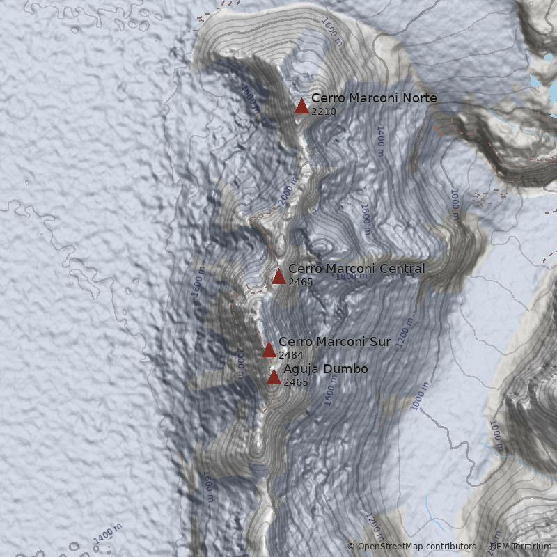 Mapa Cerro Marconi Central
