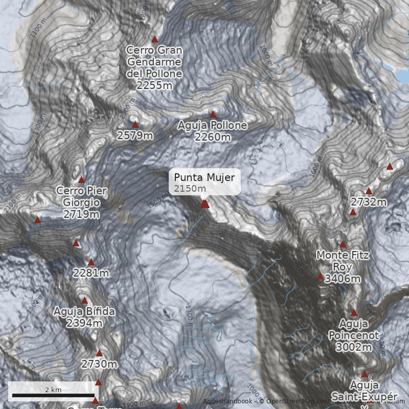 Mapa Punta Mujer