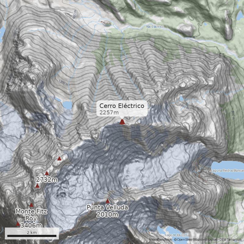 Mapa Cerro Eléctrico