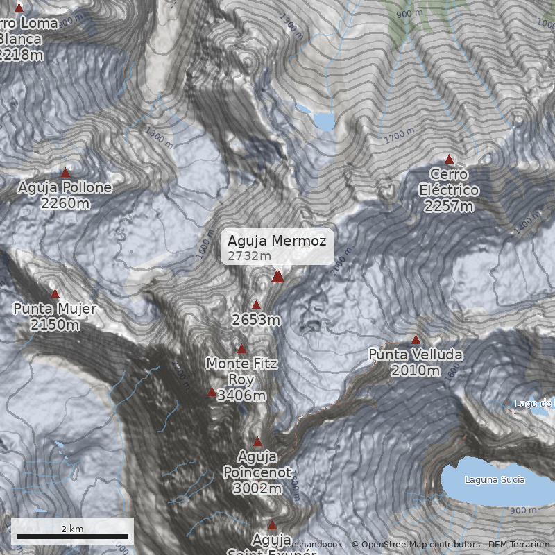 Mapa Aguja Mermoz