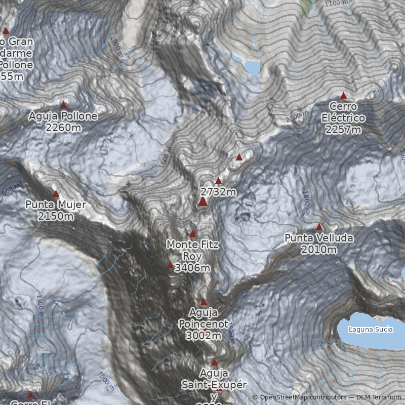 Mapa Punta Val Biois
