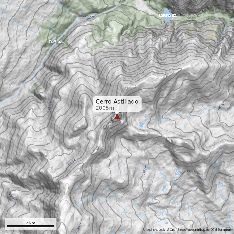 Mapa Cerro Astillado