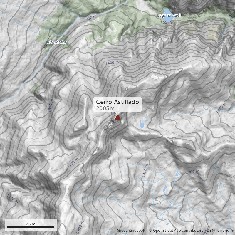 Mapa Cerro Astillado