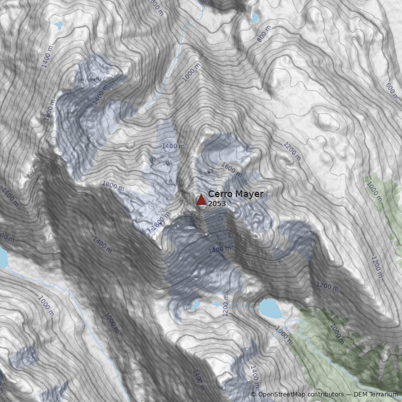 Mapa Cerro Mayer