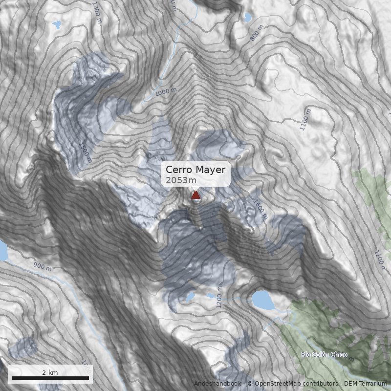 Mapa Cerro Mayer