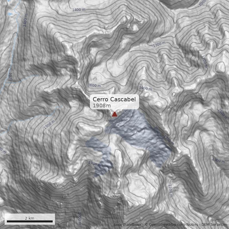 Mapa Cerro Cascabel