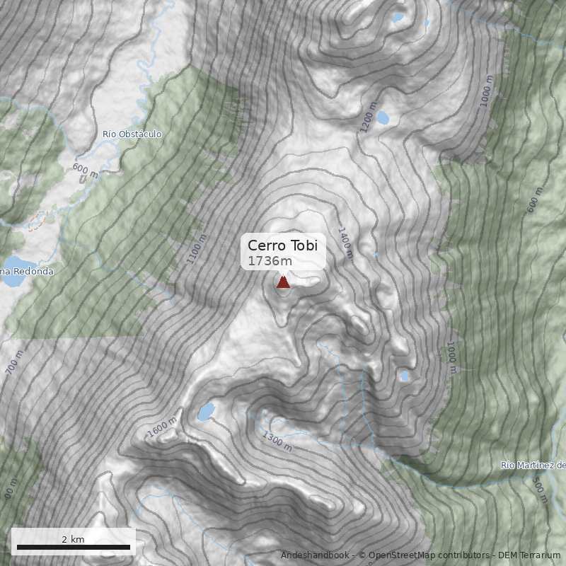 Mapa Cerro Tobi
