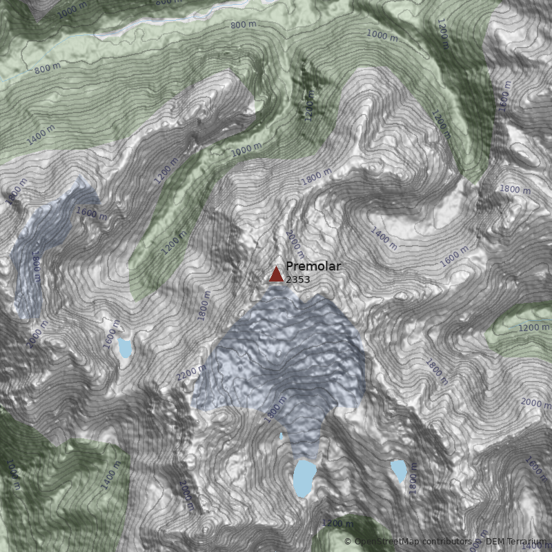 Mapa Cerro Premolar