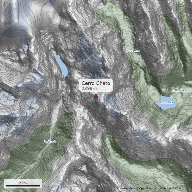 Mapa Cerro Chato