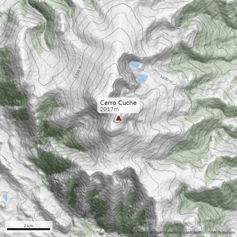 Mapa Cerro Cuche
