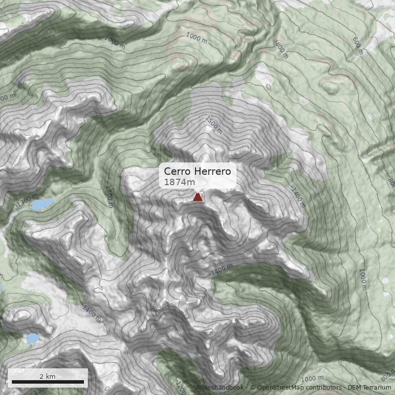 Mapa Cerro Herrero