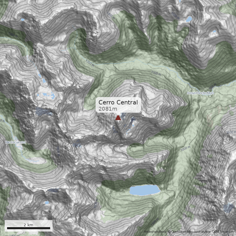 Mapa Cerro Central