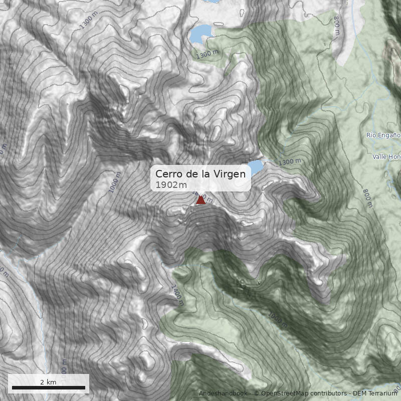 Mapa Cerro de la Virgen