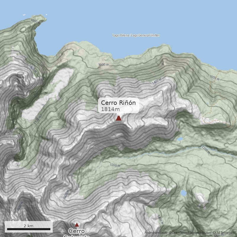 Mapa Cerro Riñón