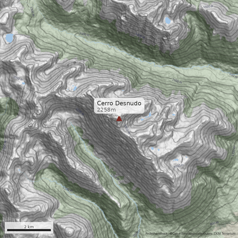 Mapa Cerro Desnudo