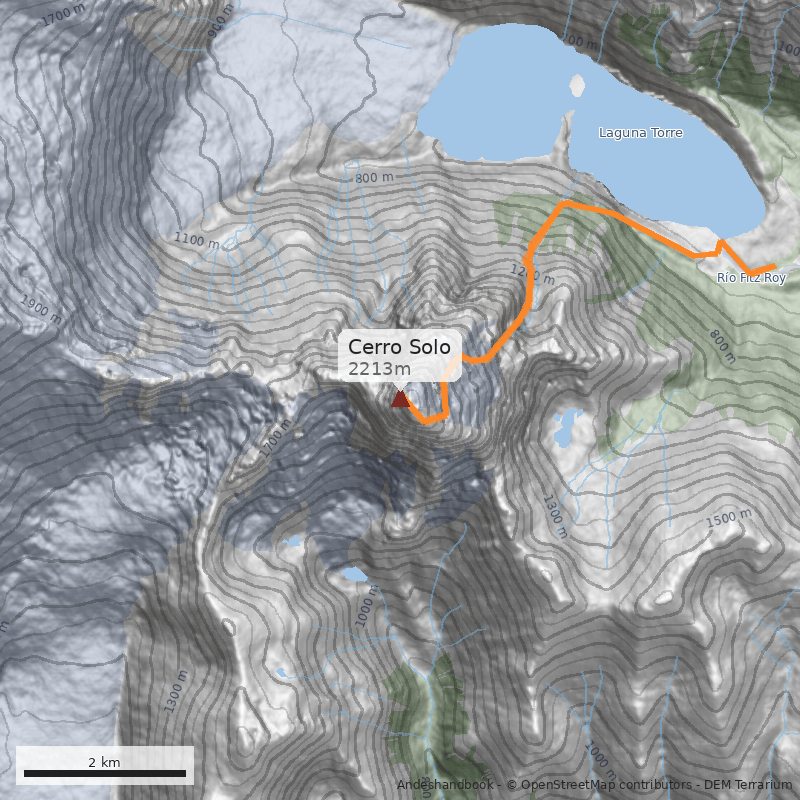 Mapa Cerro Solo