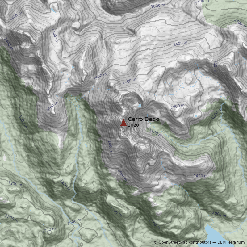 Mapa Cerro Dedo