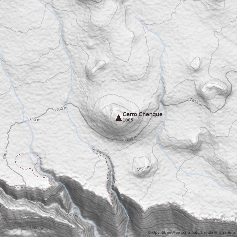 Mapa Cerro Chenque