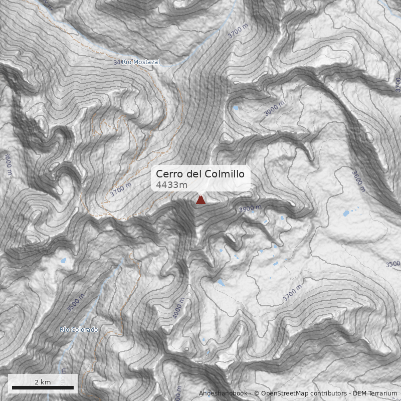 Mapa Cerro del Colmillo