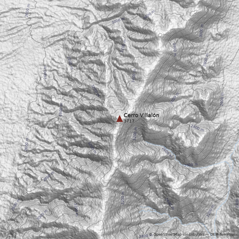 Mapa Cerro Villalón