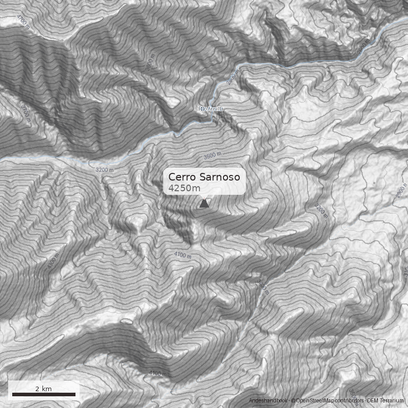 Mapa Cerro Sarnoso
