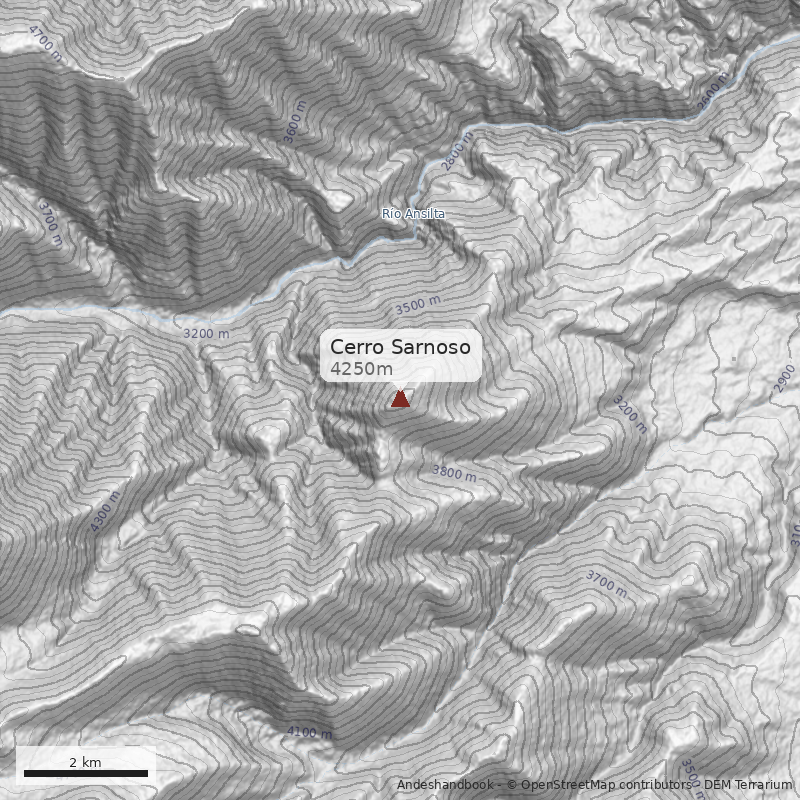 Mapa Cerro Sarnoso
