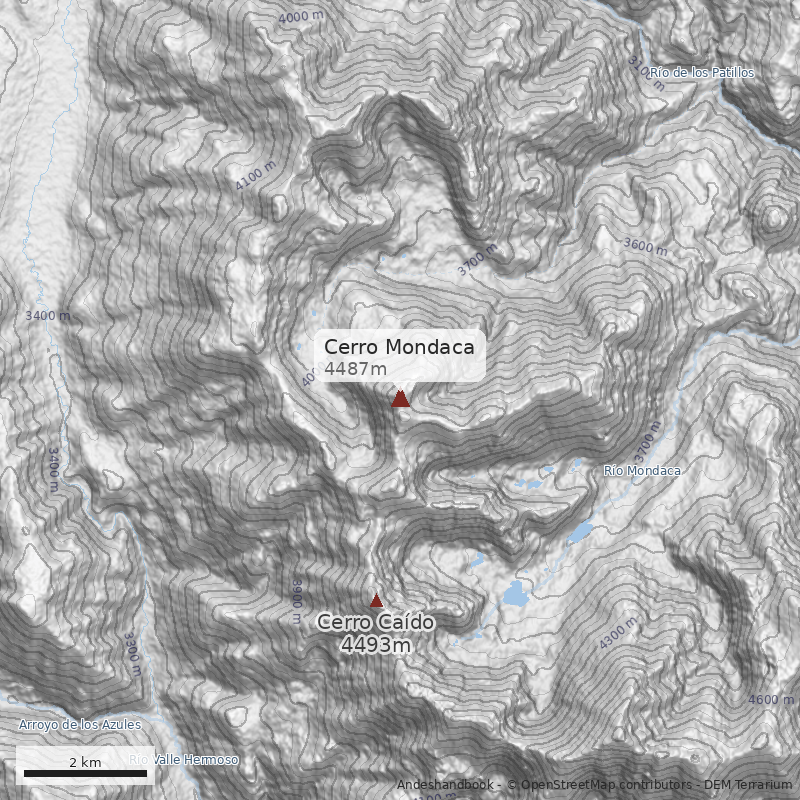 Mapa Cerro Mondaca