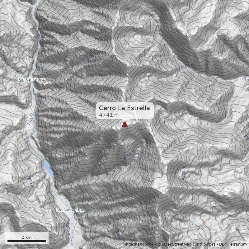 Mapa Cerro La Estrella