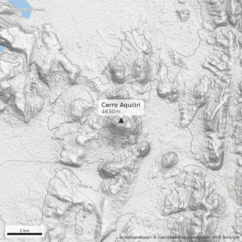 Mapa Cerro Aquiliri