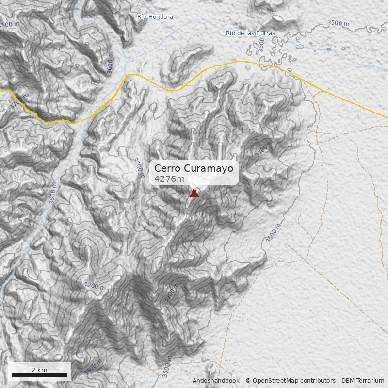 Mapa Cerro Curamayo