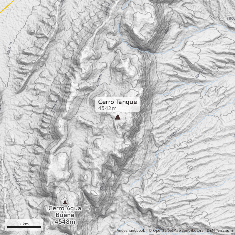 Mapa Cerro Tanque
