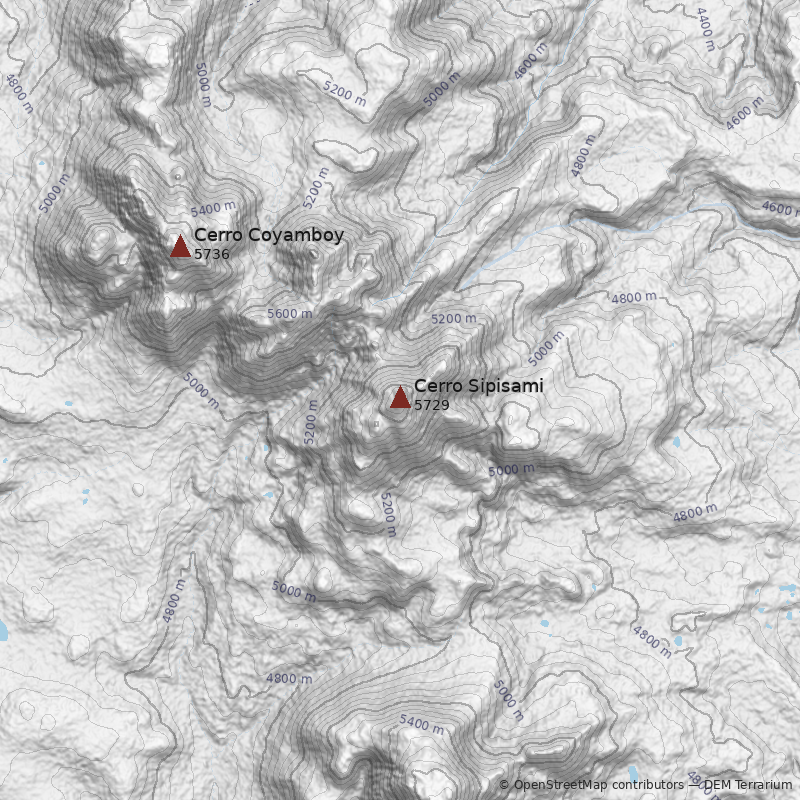 Mapa Cerro Sipisami