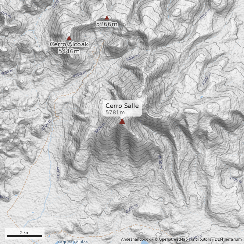 Mapa Cerro Salle