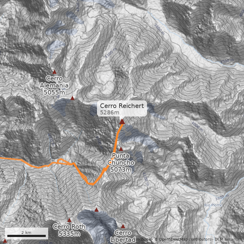 Mapa Cerro Reichert
