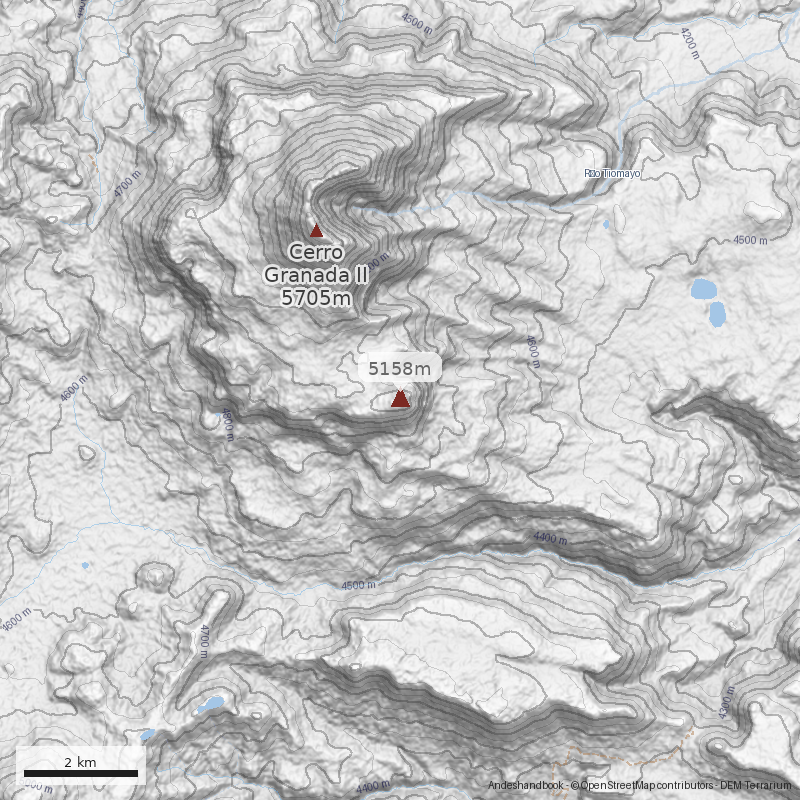 Mapa Cerro Granada I