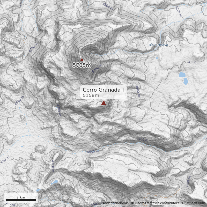 Mapa Cerro Granada I