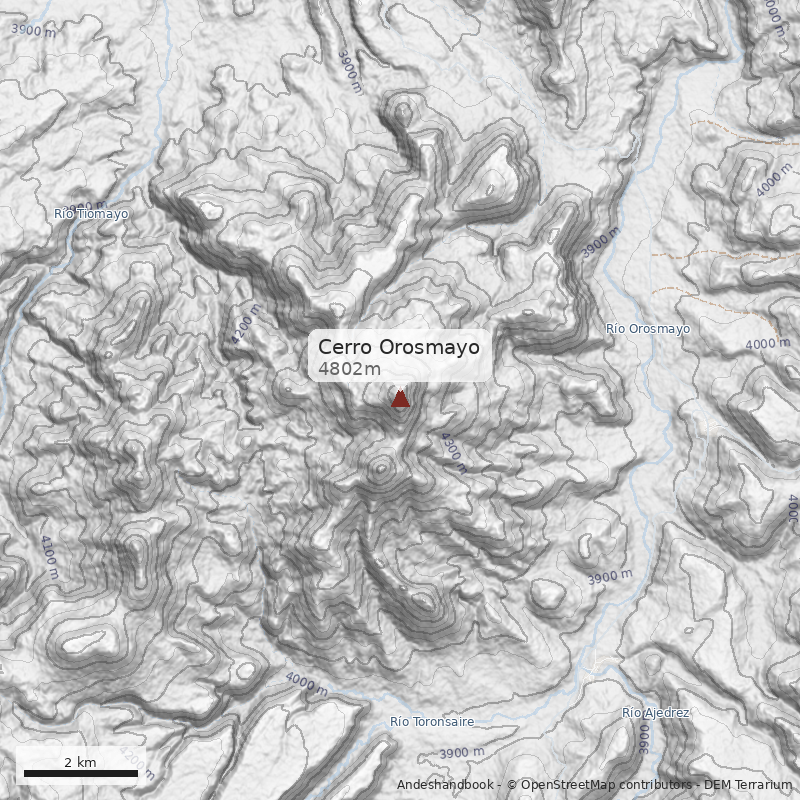 Mapa Cerro Orosmayo