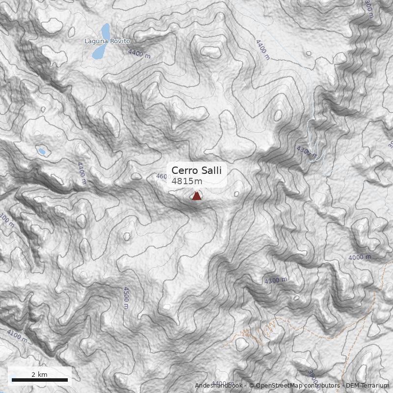 Mapa Cerro Salli