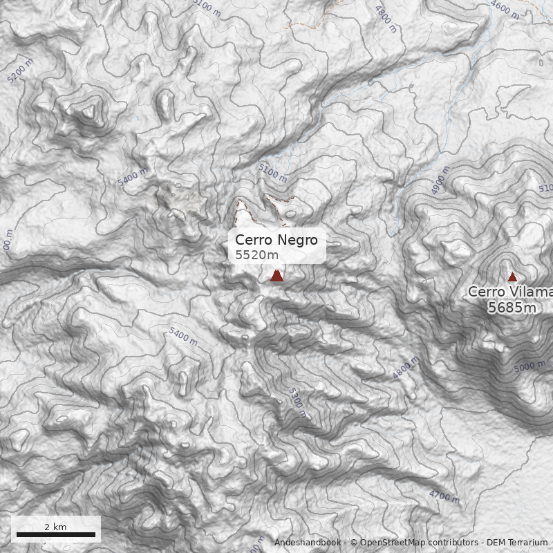 Mapa Cerro Negro