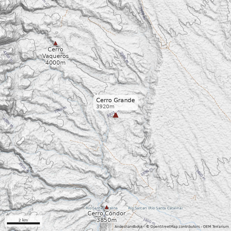 Mapa Cerro Grande