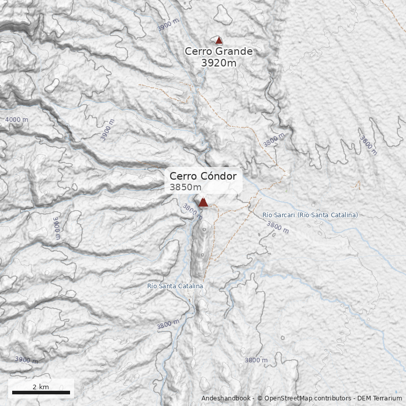 Mapa Cerro Cóndor