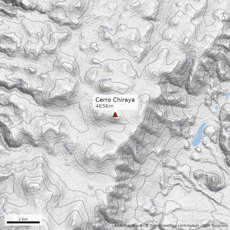Mapa Cerro Chiraya