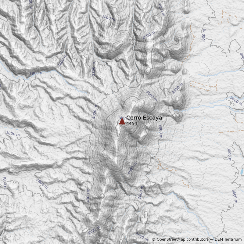 Mapa Cerro Escaya
