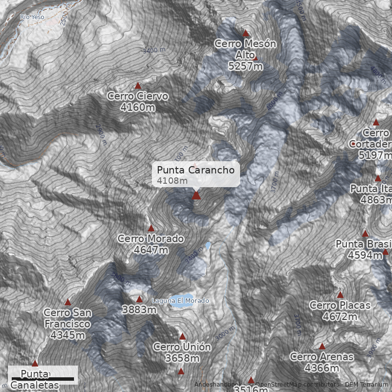 Mapa Punta Carancho